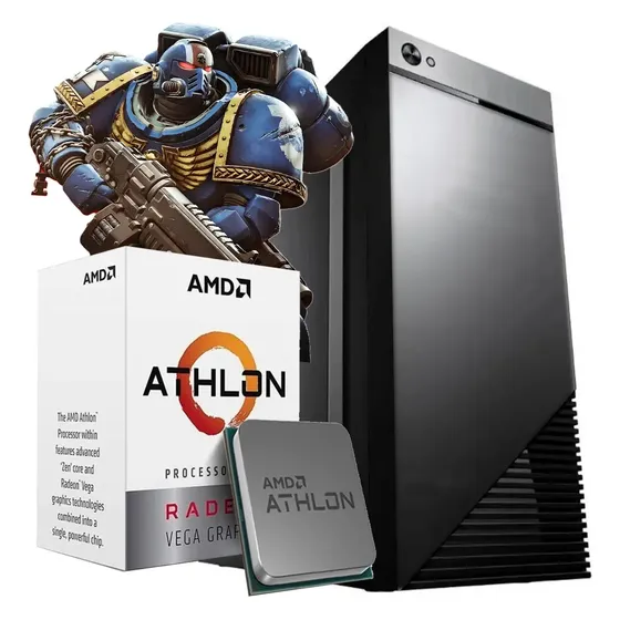 Pc Armada Gamer Amd Athlon 3000g 16gb Ssd 480 Gb Mx522 2
