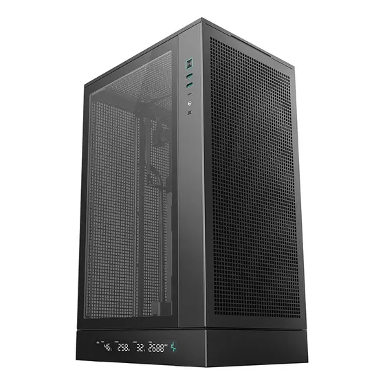 Gabinete Mini Torre Deepcool CH270 Digital Negro para Placas Micro-ATX y Mini-ITX
