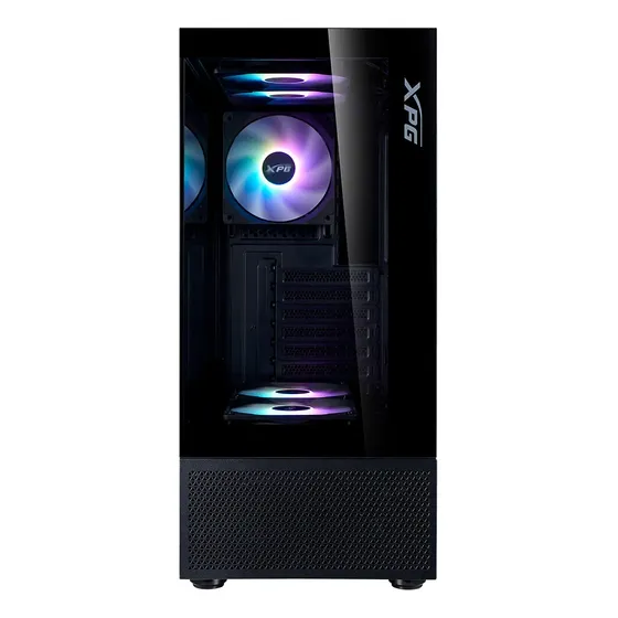 Gabinete Mid Tower Xpg Invader X Mini 5 Fan Argb Vidrio Templado