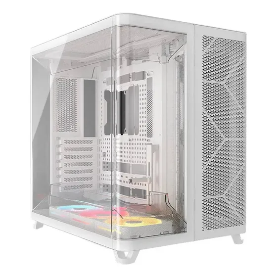 Gabinete Corsair Cube ATX Blanco para Gamer