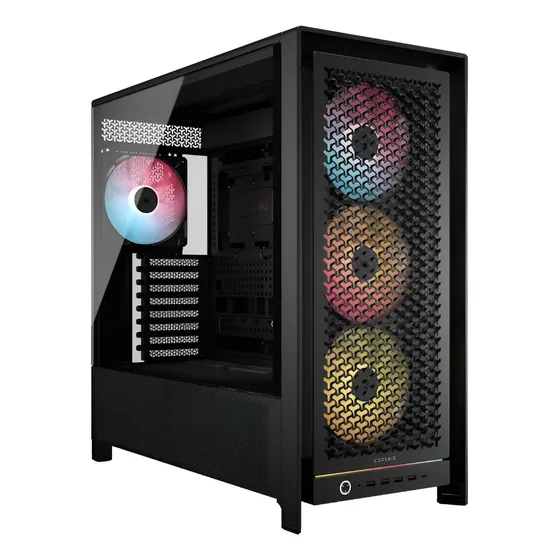 Gabinete Gamer Corsair 5000d Frame 4 Ventiladores Argb Negro