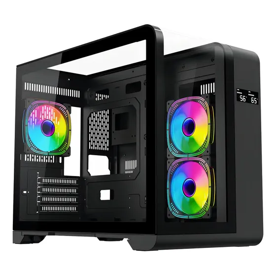 Gabinete Gamer Jalatec JT-KS31 Negro con Fuente 750W 80 Plus Bronze