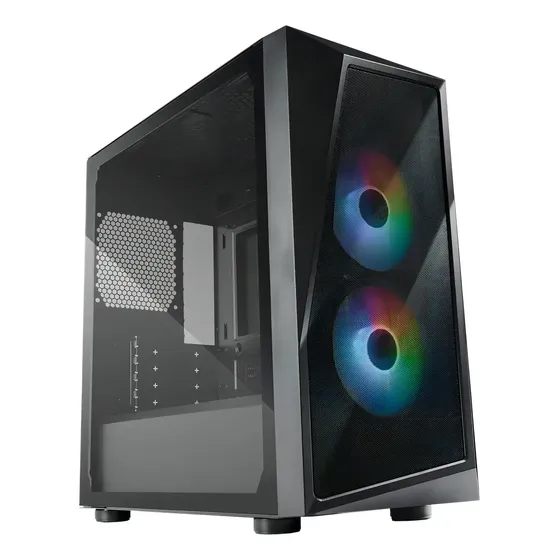 Gabinete Gamer Cooler Master Mini tower Cmp 320 + 2 cooler 120mm Argb