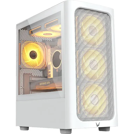 Gabinete Gamer Formula V Air Mesh G3 M-atx C/ 1 Ventilador Blanco
