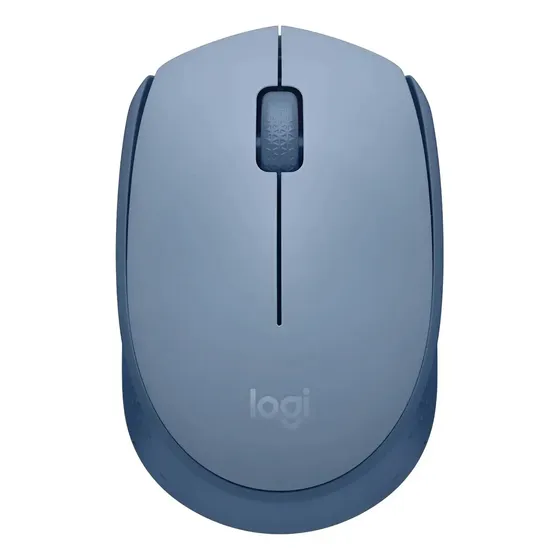 Mouse Logitech M170 Inalámbrico Windows Mac Notebook Color Gris Azul