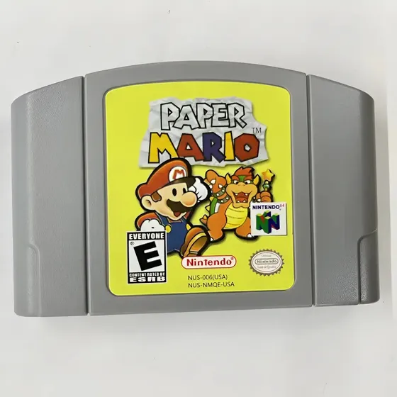 Tarjeta De Juego Paper Mario For N64 Games Cartridge 64