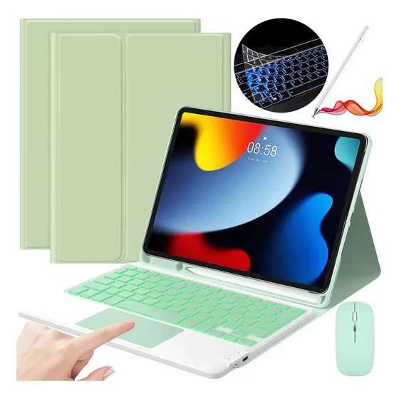 +para Y Funda C/teclado  Mouse Y Lápiz Para Pad 9ª/8/7 Gen S