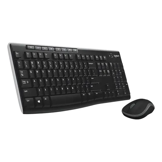 Kit Teclado Y Mouse Multimedia Logitech Mk270 Inalámbrico