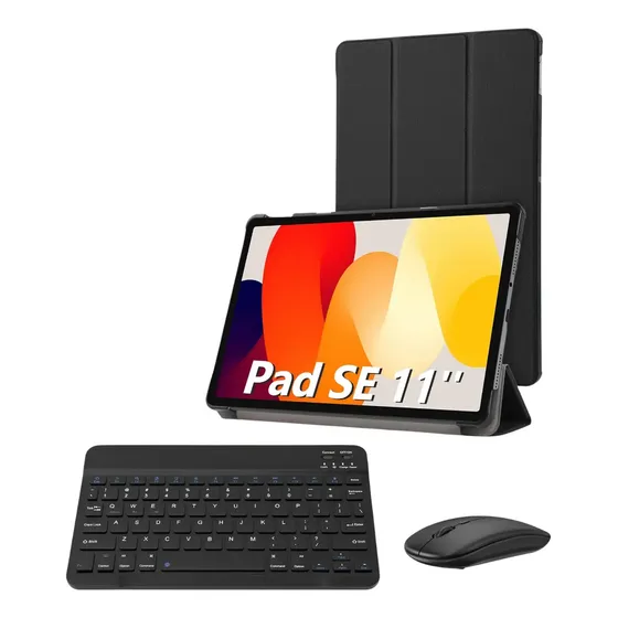 Kit Teclado Y Mouse Para  Xiaomi Redmi Pad Se 11  + Funda
