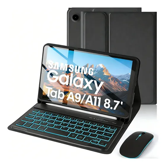 Funda Teclado Con Mouse Samsung Tab A9 A11 8.7