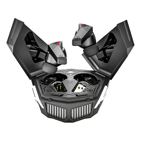 Auriculares Inalámbricos Gamer Kespu Dx26 Bluetooth 5.3 Negros con Micrófono
