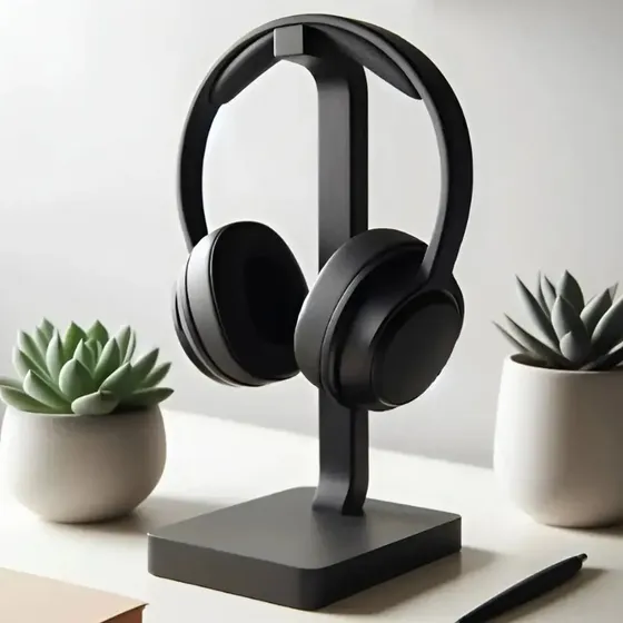 Soporte Auriculares Doble Organizador Base Escritorio Gamer