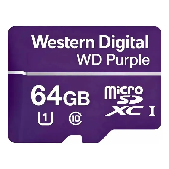 Tarjeta De Memoria Micro Sd Western Digital, 64 Gb, 32 Tbw,