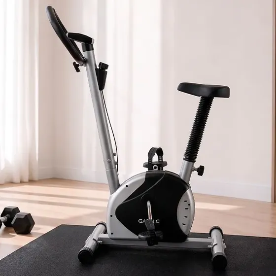 Bicicleta Fija 5 Funciones Entrenamiento Display Regulador