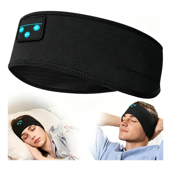 Máscara De Ojos Con Auriculares Inalámbricos For Dormir 3 Negro