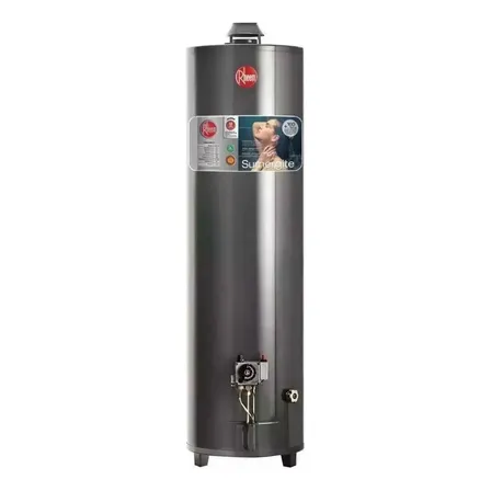 Termotanque A Gas Rheem Alta Potencia AP160 160 Lts Color Gris