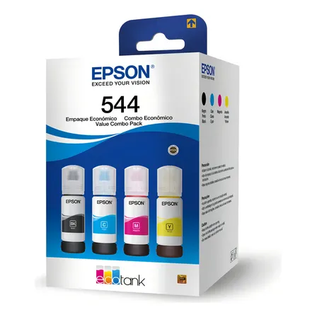 Pack 4 tintas Epson 544