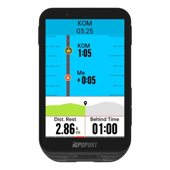 Gps Igsport Igs800 Tactil + Luz Vs1200