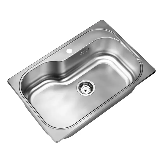 Bacha De Cocina Simple Johnson Acero Luxor Si71 STA