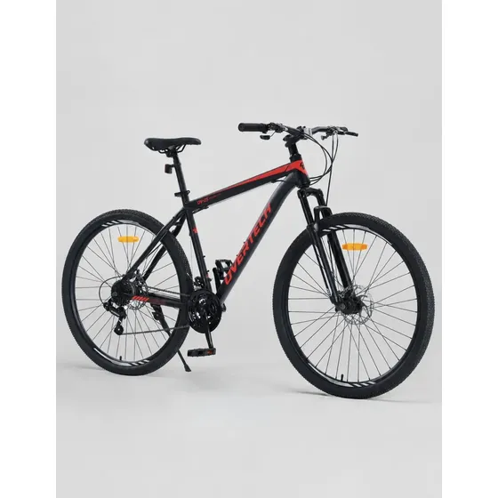 Bicicleta Mountain Bike Overtech R29 Overtech Q5 2023 Negro/rojo/rojo M