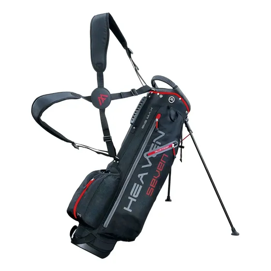 Bolsa Big Max Stand Heaven Seven Ultraliviana Color Negro/Rojo