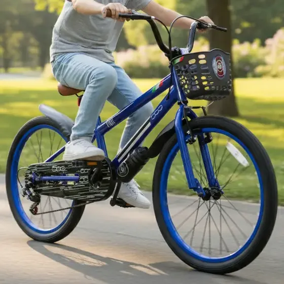 Bicicleta Bmx Infantil De Acero  Rodado 20 Vs Colores