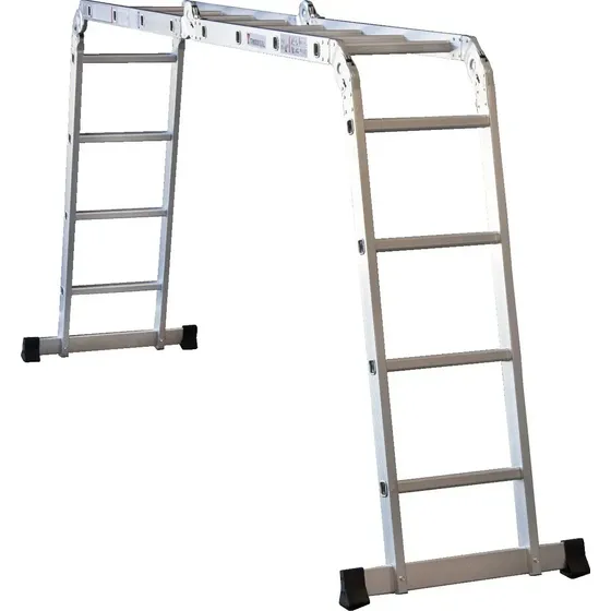 Escalera Plegable Multifunción Aluminio 4x4 Envio Gratis Aluminio