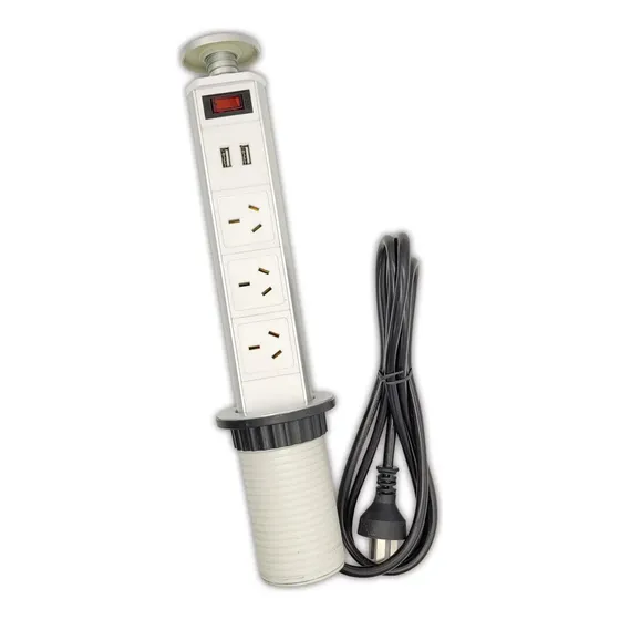 Estacion De Carga Telescopica Embutir Toma 2usb Tbcin Blanco