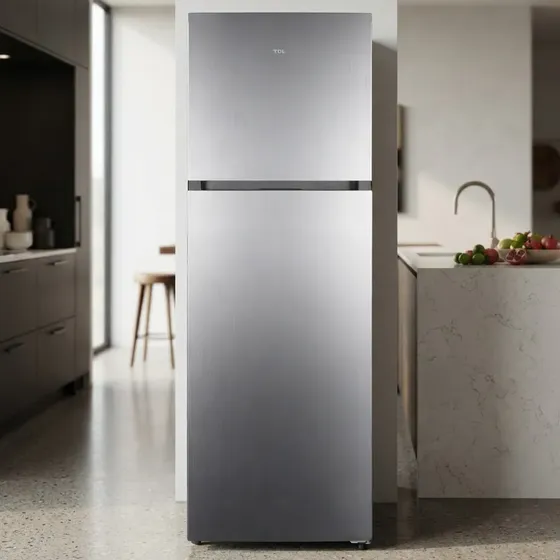 Heladera Tcl P333tm Inox 333l Top Mount