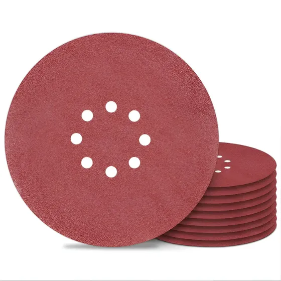 Lija Velcro 225mm X 5 Unidades Abrojo 8 Perforaciones