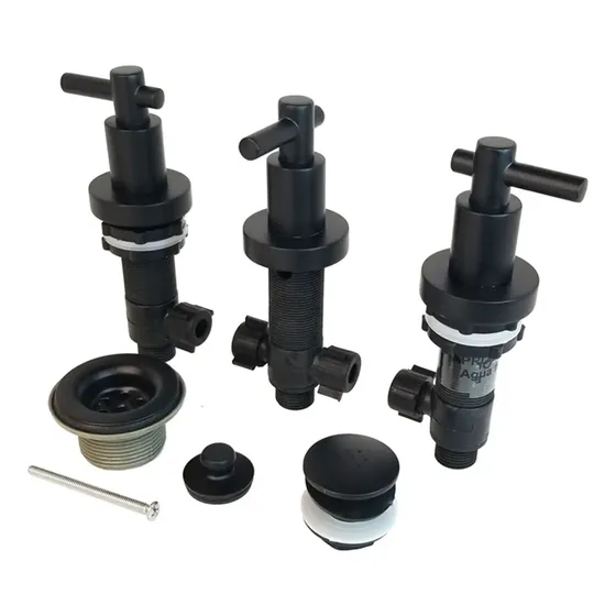 Griferia Bidet Black Aqualaf Baño Cierre Ceramico Acabado Mate Color Negro