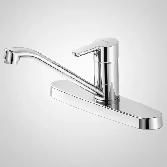 Grifería Cocina Monocomando Peirano 21-160 Dique Duo Color Cromo Acabado Cromado Grifo Canilla Mezcladora Con Base