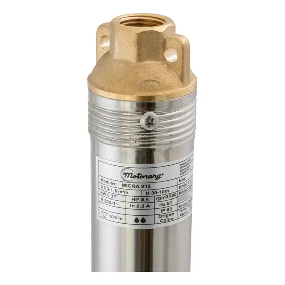 Bomba Sumergible Pozo 2  Motorarg Micra212 + 25m Cable