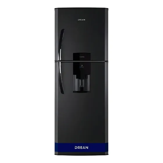 Heladera Cíclica Drean Hdr400f41n Dispenser 396lts Negra
