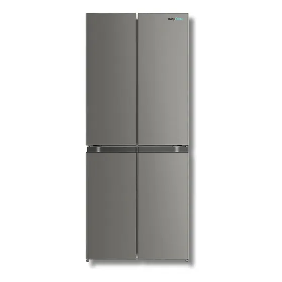 Heladera Con Freezer 4 Pueratas Kanjihome Kjh-sf380ge Silver