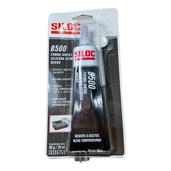 Sellador Oxímico Siloc Negro Motor Alta Temperatura 70ml