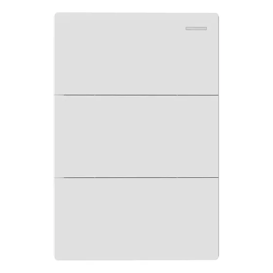Llave de Luz 2 Vías Macroled Milan 3 Puntos Blanco 10 A