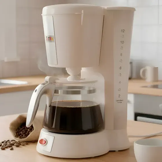 Cafetera De Filtro Permanente Eléctrica Antigoteo 12 Tazas