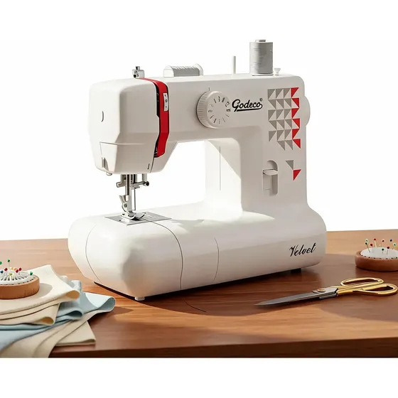 Maquina Coser Hogar Costura Recta Y Zigzag Godeco Velvet
