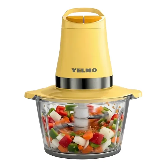 Picadora Procesadora Yelmo Pc-5800 500w Bol Vidrio 2 Litros