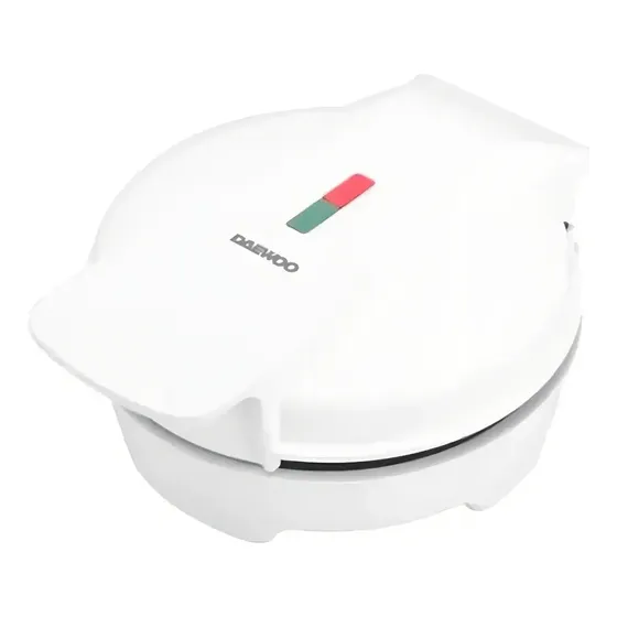 Wafflera Eléctrica Daewoo 1000w Antiadherente Dwm-7660 Color Blanco