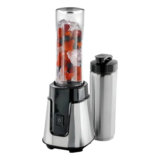 Licuadora Deportiva Con 2 Botellas De 600ml Cuchillas Acero Inoxidable Jugos Frutas Licuados
