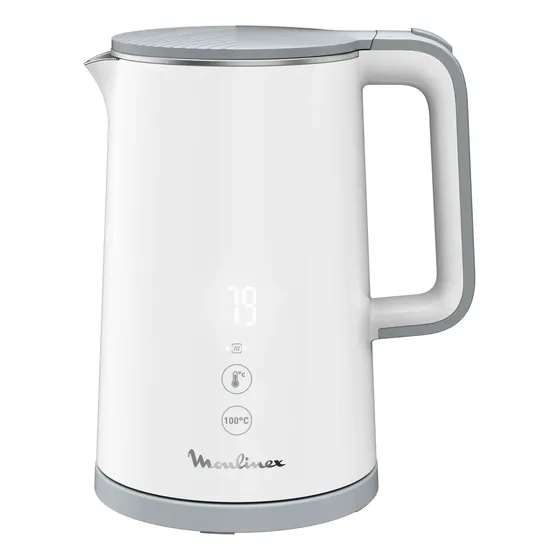 Pava Electrica Moulinex Sense 1.5l Digital 2400w Blanco