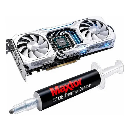 Pasta Térmica Alta Conductividad Cpu Gpu Pc Maxtor Ctg8 4g Negro