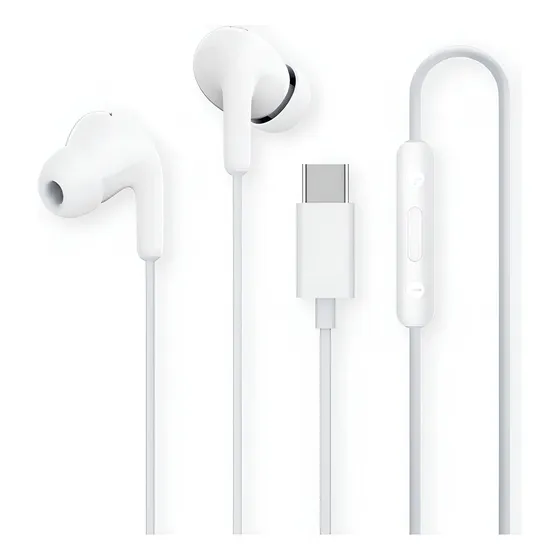 Auriculares con cable Xiaomi tipo C +micrófono/M2413E1 Color Blanco