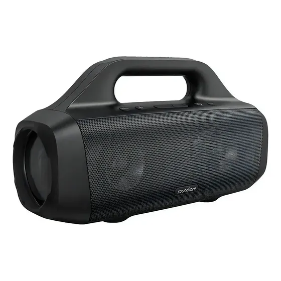 Parlante Anker Soundcore Motion Boom Diafragmas de titanio, Portátil, Bluetooth, Impermeable IPX7, Flotante, Hasta 24 horas de batería