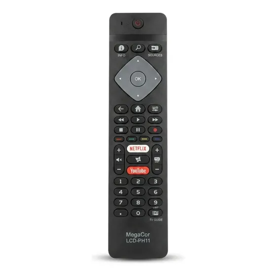 Control Remoto Compatible Philips Universal Tv Television Smart Reemplazo Directo Teclas Ergonomicas Mando Distancia Repuesto Recambio Practico Hogar Funciona Inmediato Facil Sin Configurar Comodo