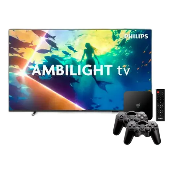 Combo Smart Tv Philips 65  4k Led + Consola Retroplay Lt