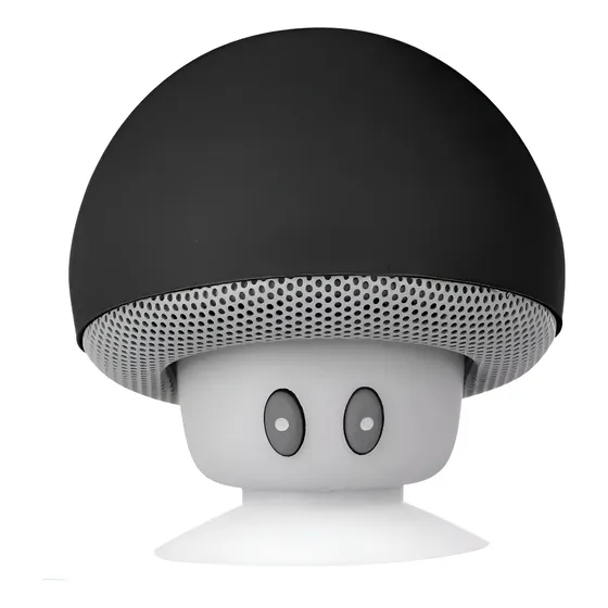 Parlante Portátil Inalámbrico Bluetooth Hongo Recargable con Manos Libres Negro