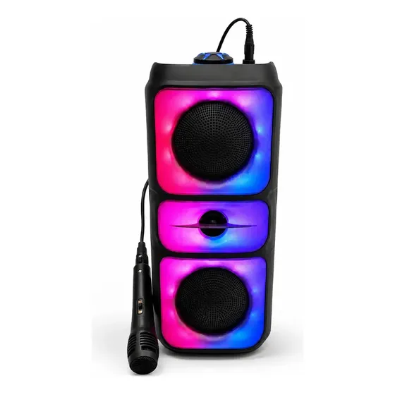 Parlante Inalámbrico Recargable Con Bluetooth Luces Mti 3629